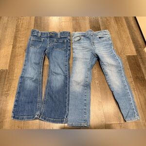 Toddler Girl Jeans Bundle Sz 4T Old Navy + Cat & Jack
